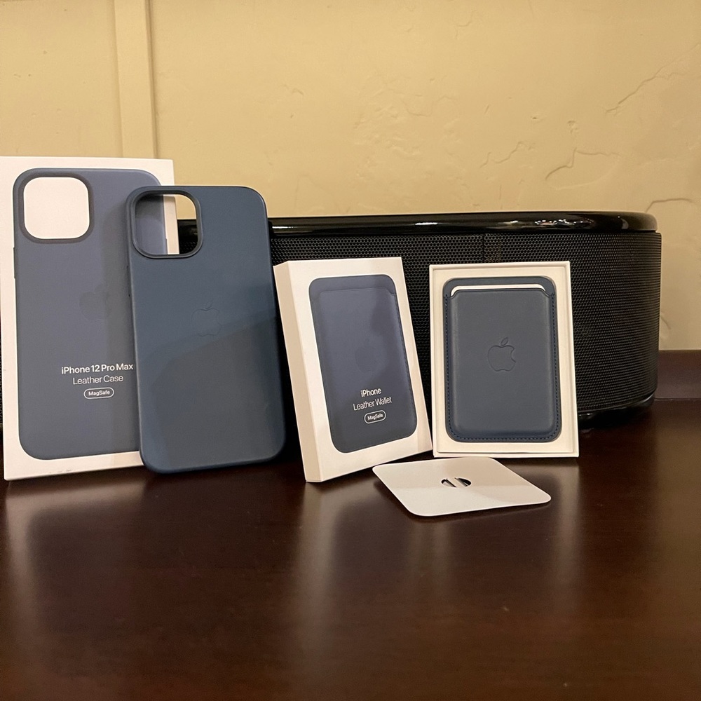 IPhone 12 Pro Max Leather Case and matching Wallet